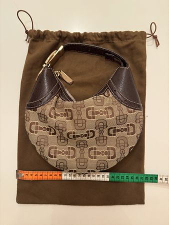 Gucci GG Canvas Ophidia Half Moon Mini Hobo