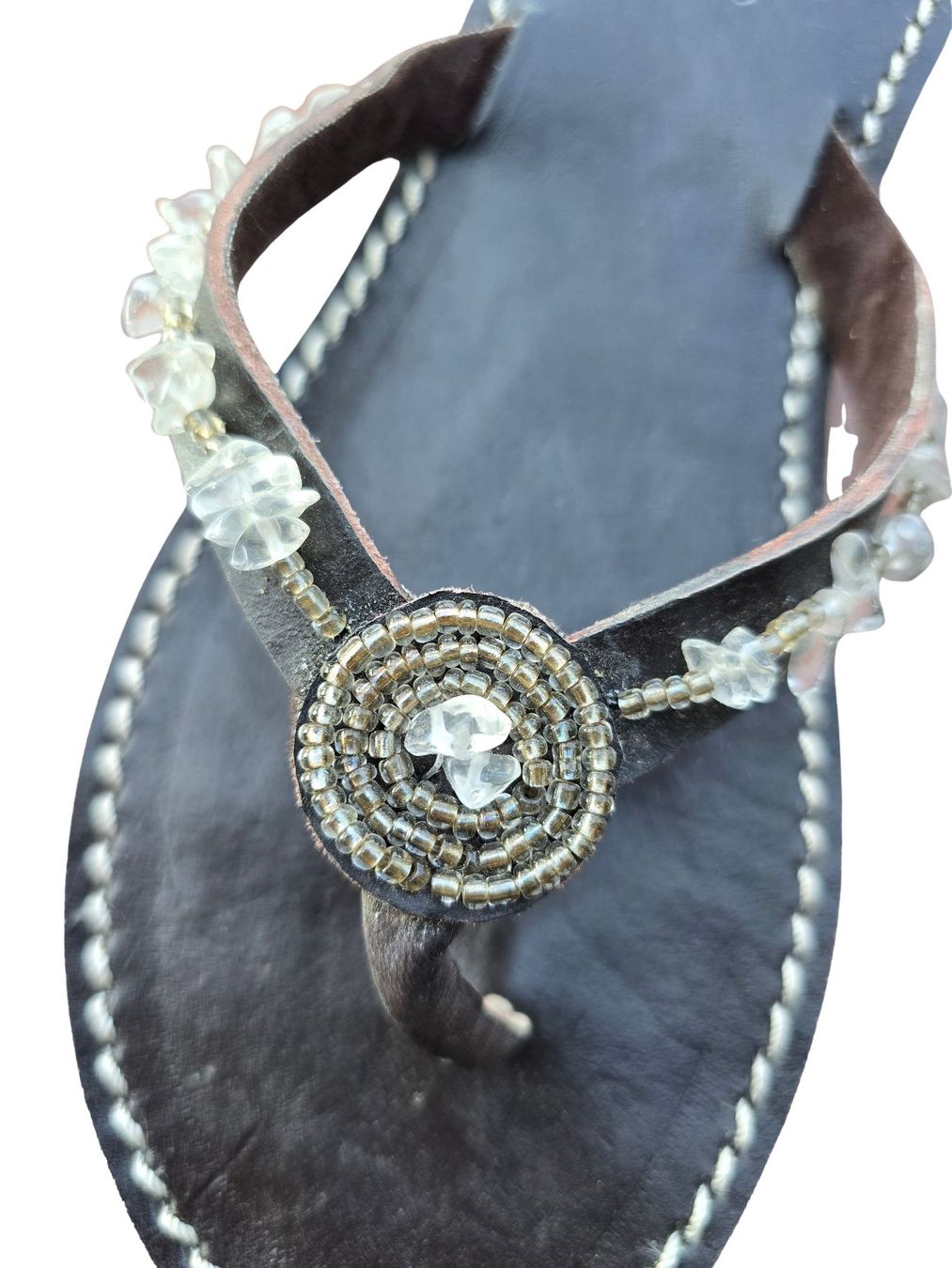 Damenschuhe: Handgemachte Leder-Sandalen - Crystal 39 🔥 50% SALE – Neu und originalverpackt aus Brione s. Minusio von Littleninja 1
