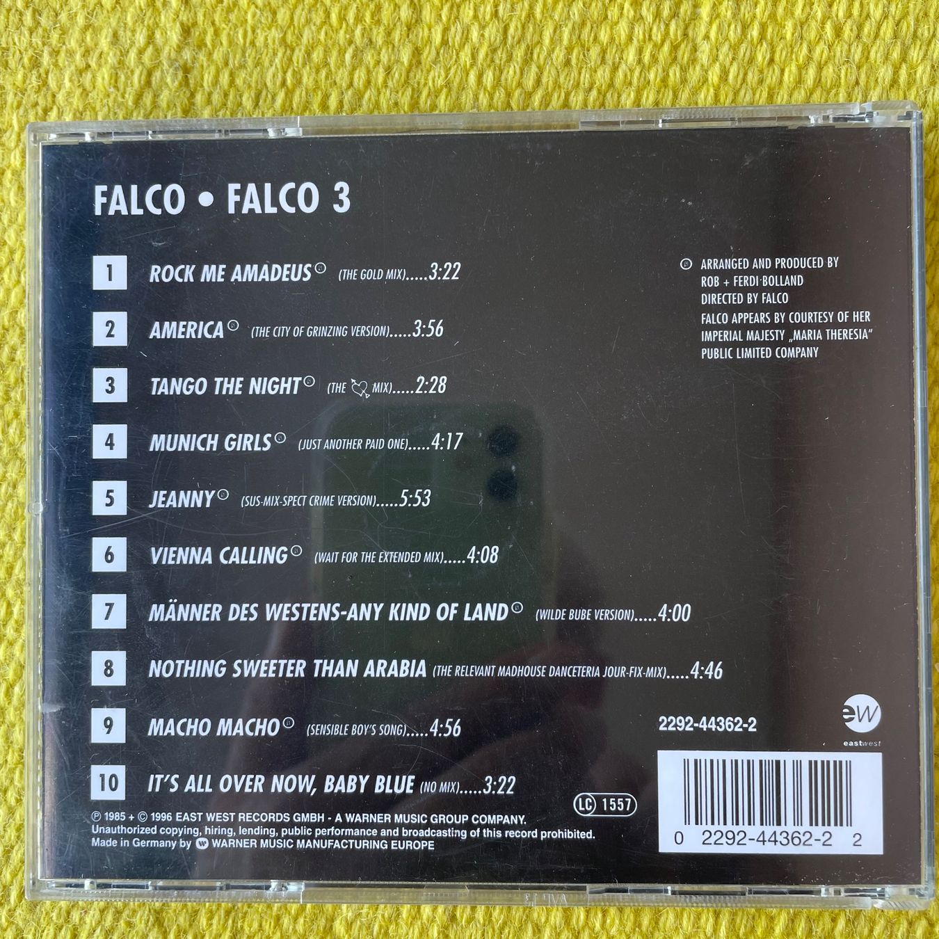 CDs: FALCO-FALCO 3 – D'occasion à Rorschacherberg par CD-Roli 1