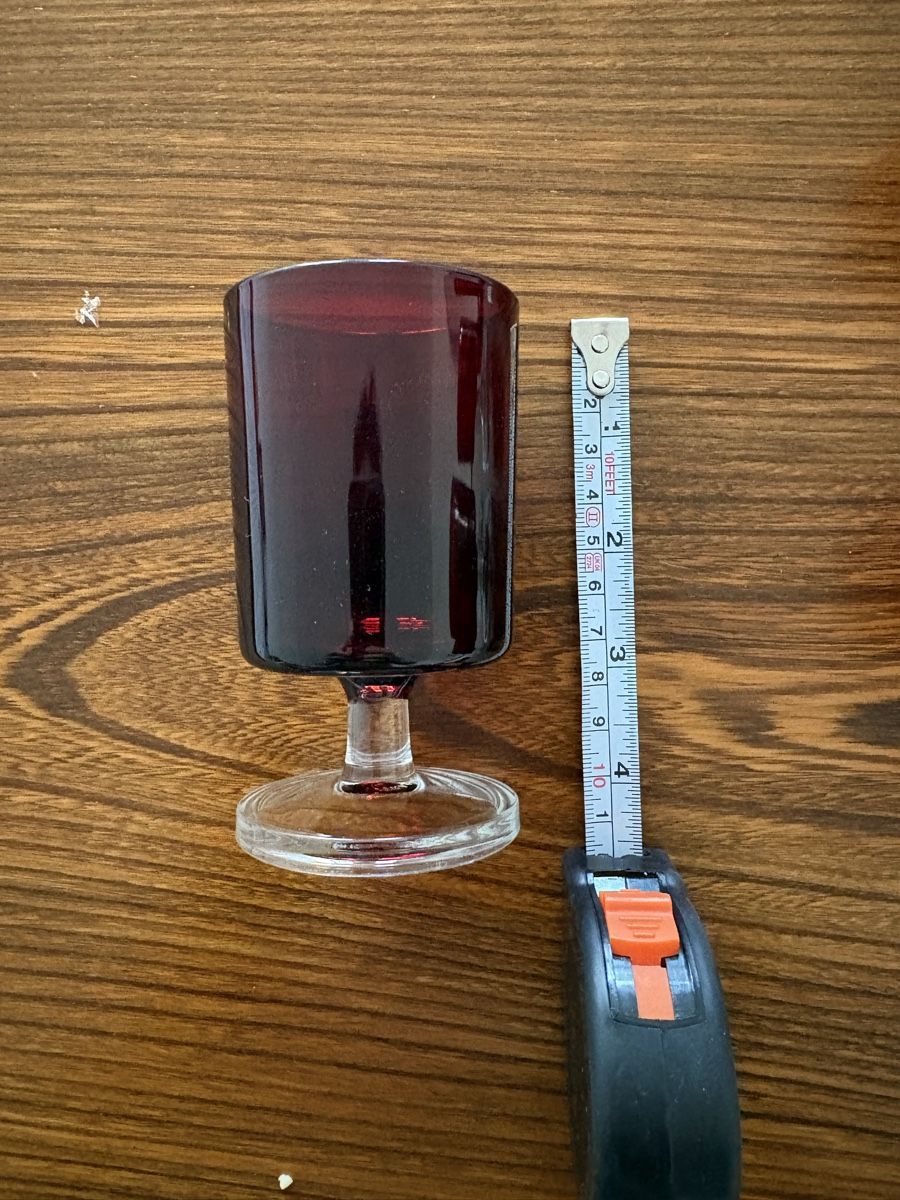 Bicchieri: 6 verres Luminarc rouge  – Usato da Fribourg venduto da bappenzell 2