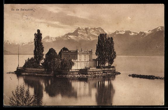 Ansichtskarten: Clarens, Île de Salagnon, Vue général – Gebraucht aus Berlin von bartko-reher