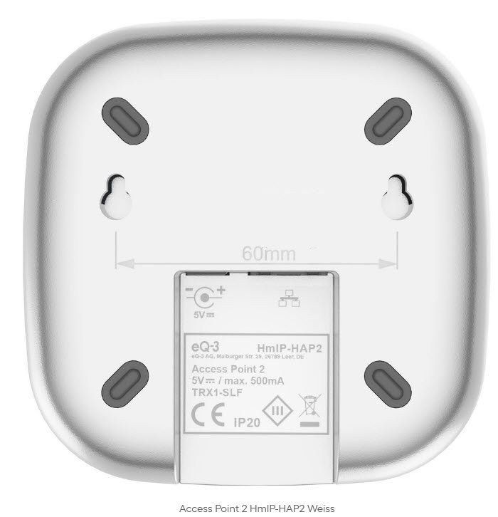 Homematic Componenti elettronici: Homematic IP Access Point 2 HmIP-HAP2 Weiss – Nuovo (secondo la descrizione) da Rüegsauschachen venduto da Hef401 4