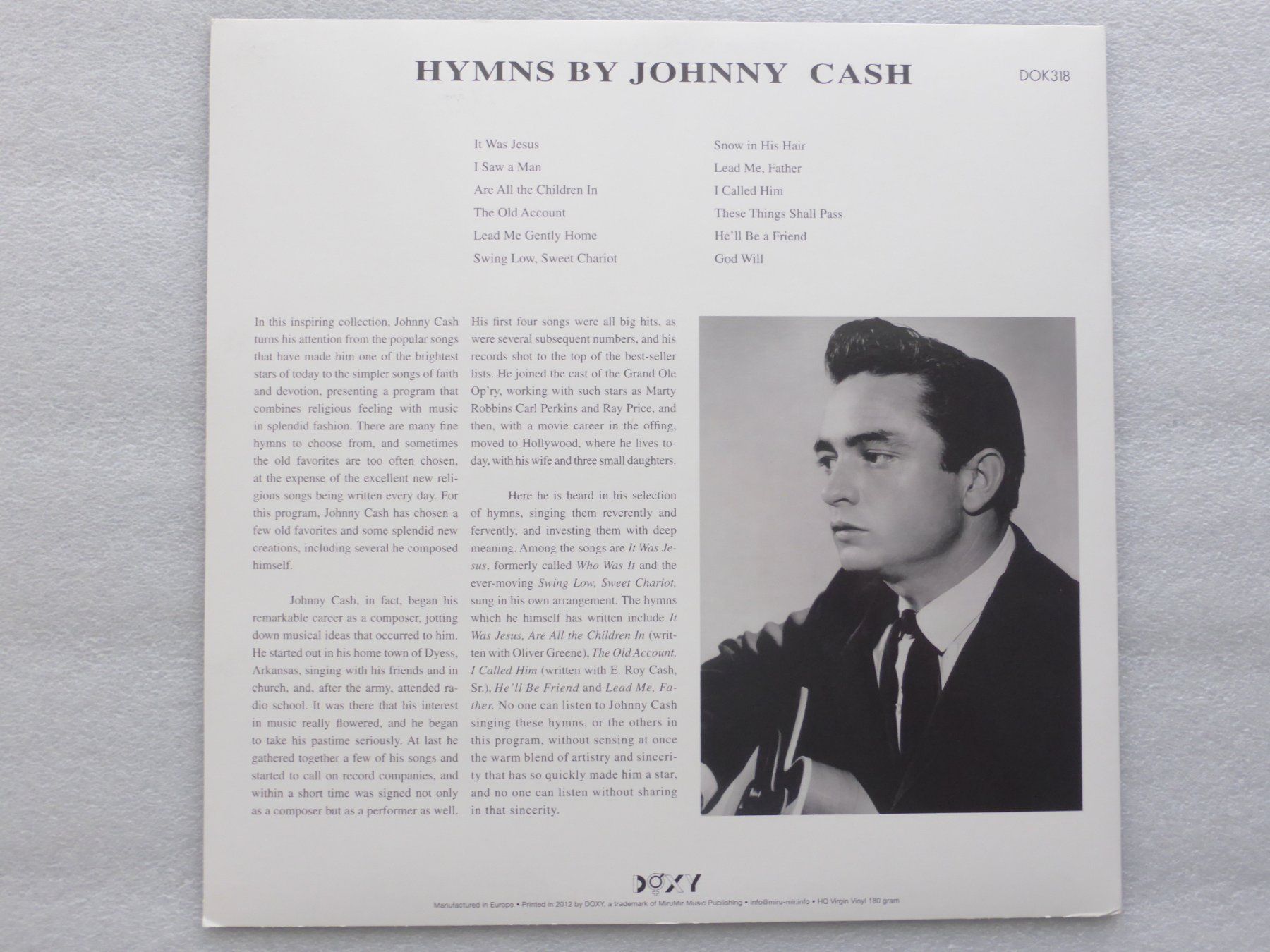 Dischi in vinile: VINYL  LP   JOHNNY CASH – Usato da Küssnacht am Rigi venduto da Sunnestrahl 3