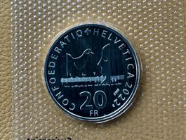 20 Fr. Gedenkmünze 2022 Mani Matter