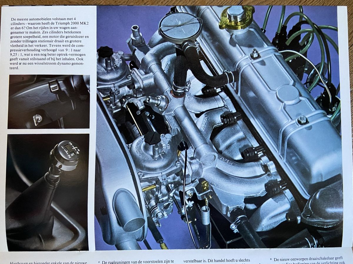 Triumph Dokumente: Triumph 2000 MK2 Prospekt ca 1970 1971 brochure holländisch – Gebraucht aus Langenthal von Andreasdavidk 4
