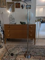 Vintage Chrome Floor Lamp, Swiss Made, Lumess Suisse