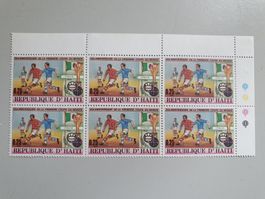 Haïti 1938, timbres Coupe du monde football, non oblitérés