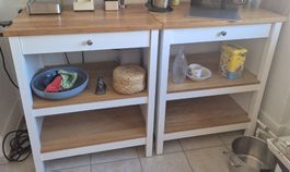 Beistelltische IKEA Tornviken weiss Holz
