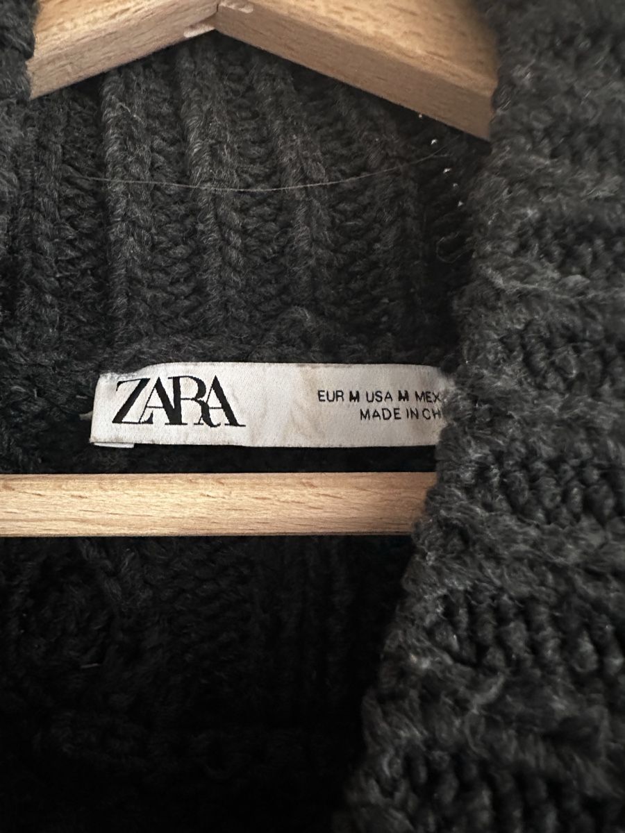 Zara Maglioni & Felpe: Zara strick Zopfmuster Pullover oversized Rollkragen Massimo – Usato da Zürich venduto da Lotta1509 6