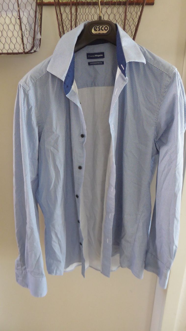 Camicie: 2 schöne mit Muster Herren Hemden Gr 40 – Usato da Sargans venduto da Benziner 5