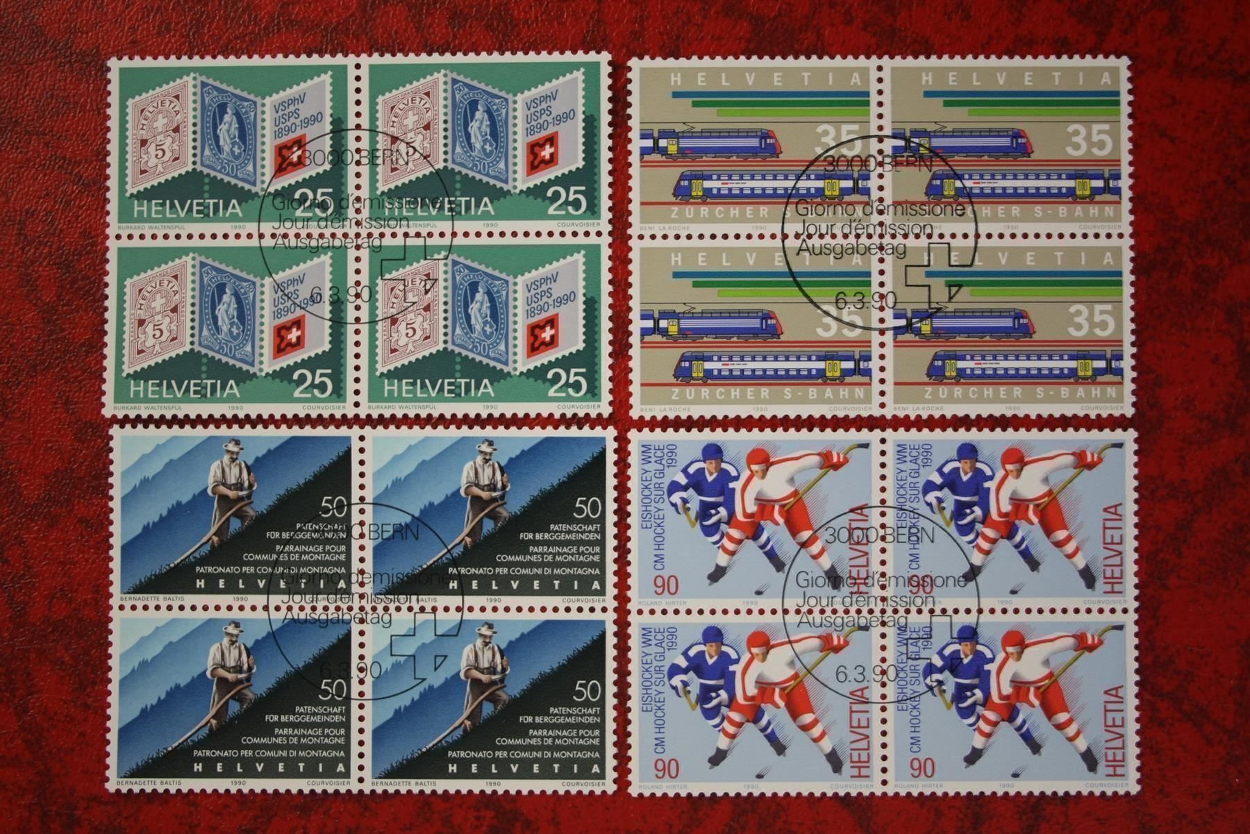 Tous les timbres: 1990: 785-788 4er-Block ET – D'occasion à Deitingen par Lglobi
