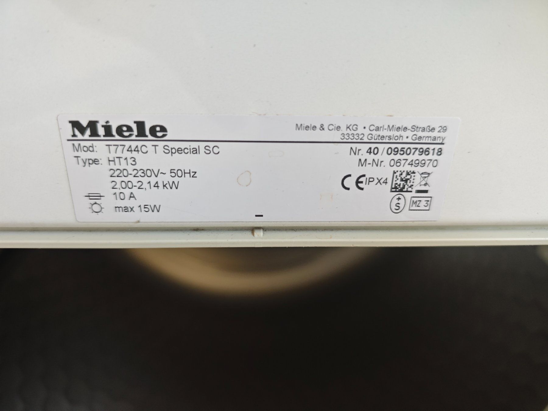 Miele Wäschetrockner: Miele Wäschetrockner – Gebraucht aus Niederwil von seppli123 2