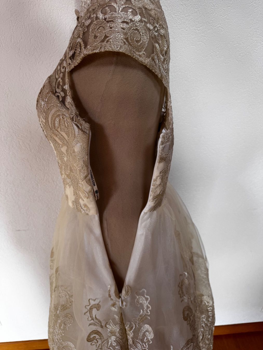 Vestiti: Kleid / Spitzenkleid / Gold / Tüll / Gr. 36 – Nuovo e nell'imballaggio originale da Hünibach venduto da s.leptir 6