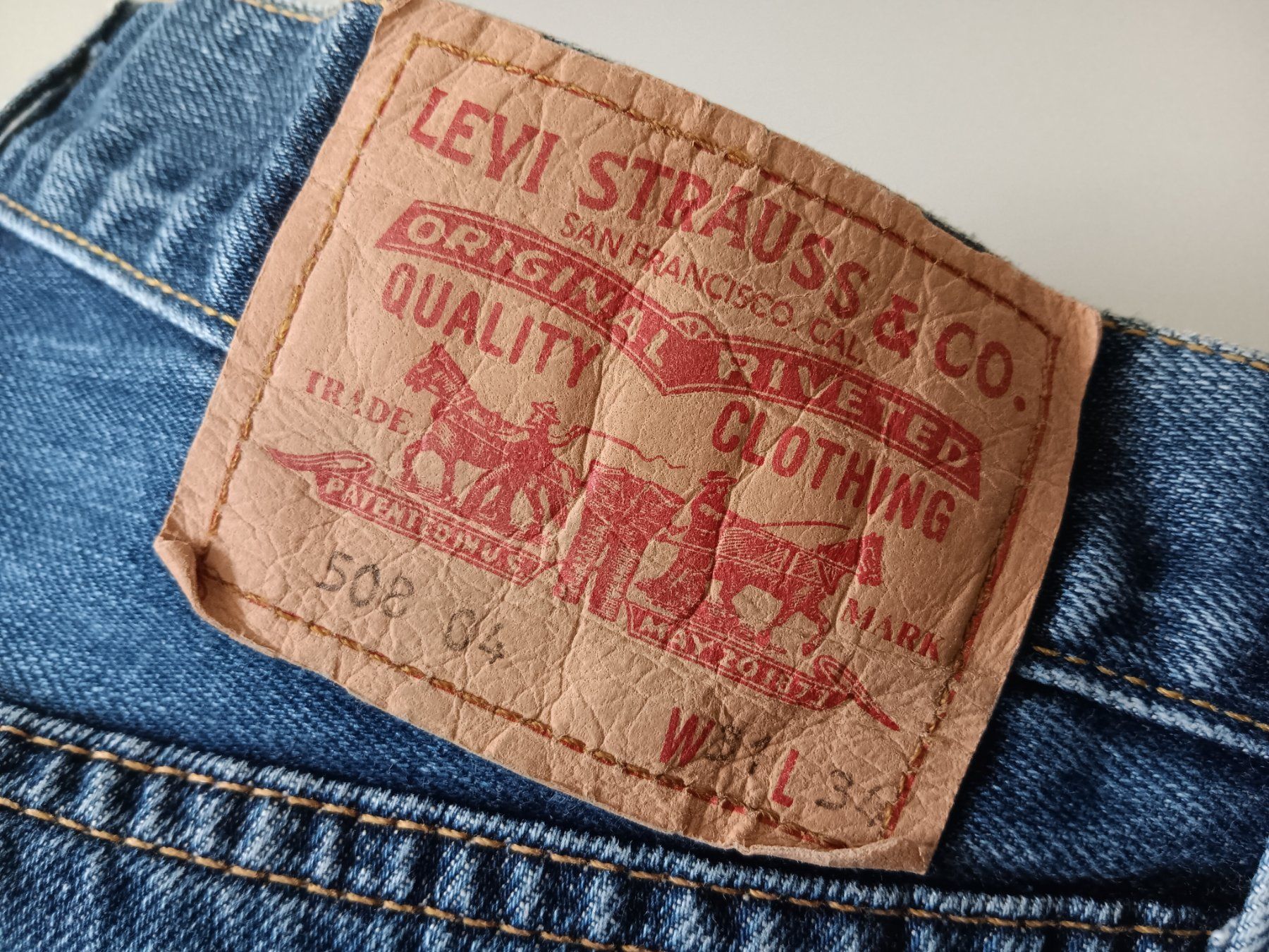 Levi's Jeans: LEVIS 508 Jeans bleu taille W31 L34 – Usato da Cossonay-Ville venduto da Les_1001_perles 9