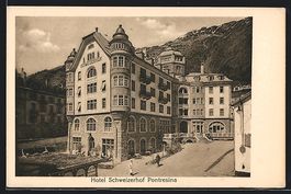 AK Pontresina, Am Hotel Schweizerhof