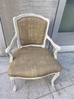 Sessel im Barock-Stil, Hellgrün/Olivgrün