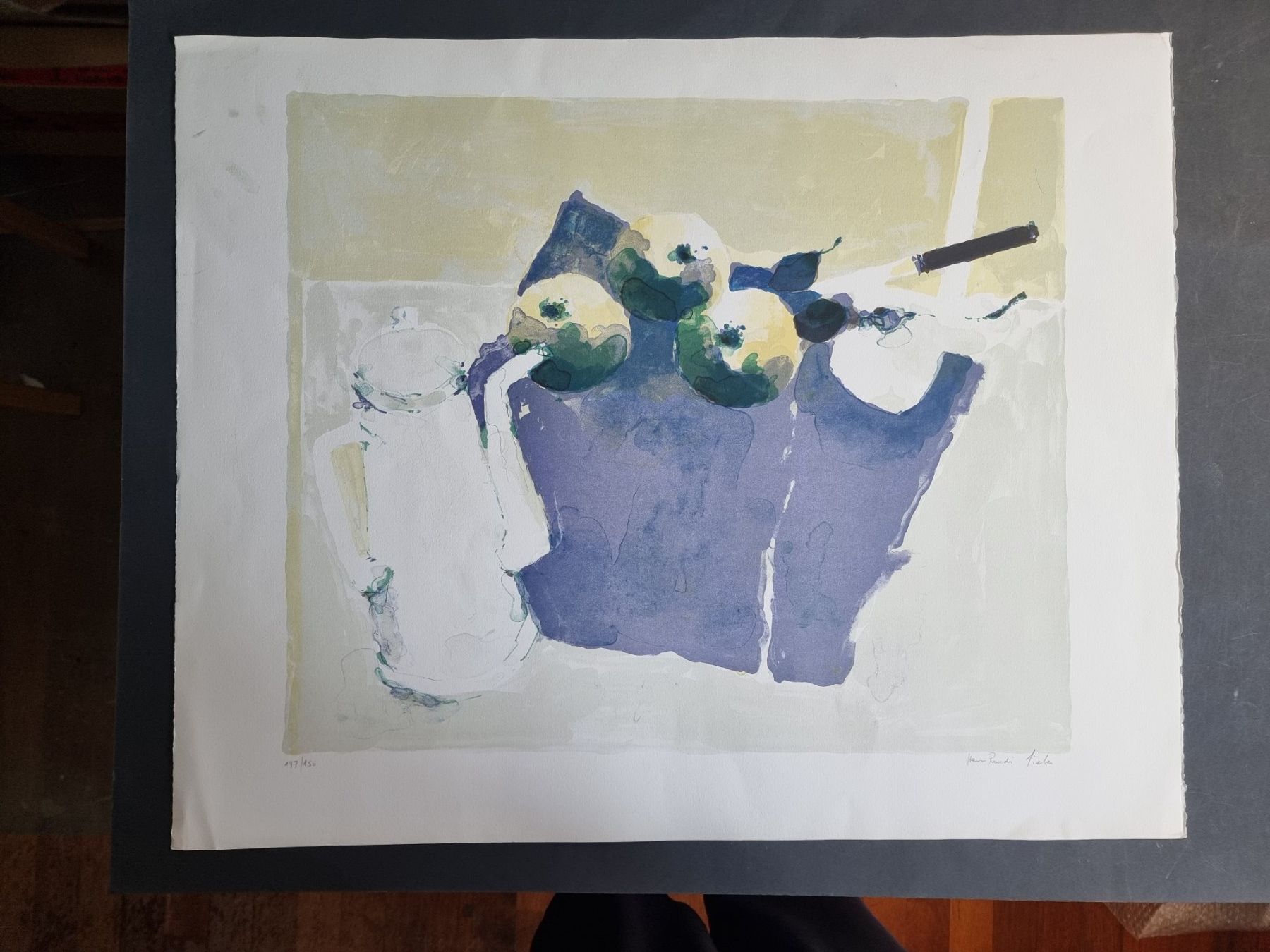 Grafica & Litografie: HANS RUEDI SIEBER LITHOGRAPHIE SIGNIERT NUMMERIERT – Usato da Gersau venduto da grafik-kunst