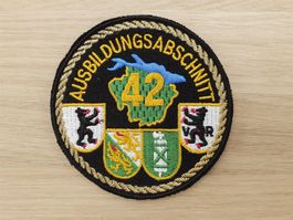Badge AUSBILDUNGSABSCHNITT 42 gold