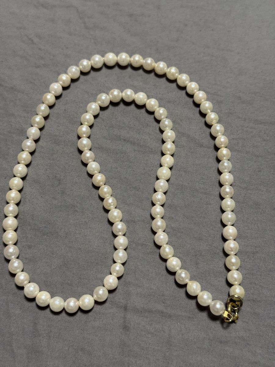 Perles (synthétiques): Kette mit Perlen Akoya  – D'occasion à Oberhof par RealStone 5