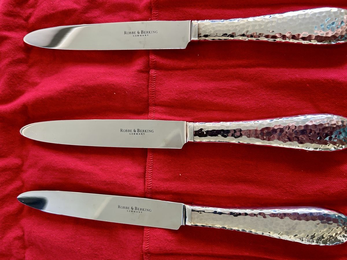 Robbe & Berking Messer: Robbe & Berking Martelé 6 Menümesser – Gebraucht aus Winterthur von RedRum68 1