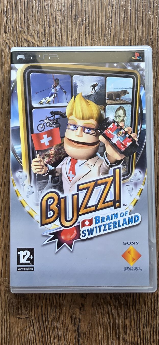 Sony Giochi: PSP Buzz Brain Of Switzerland – Usato da Flawil venduto da Heartbreaker