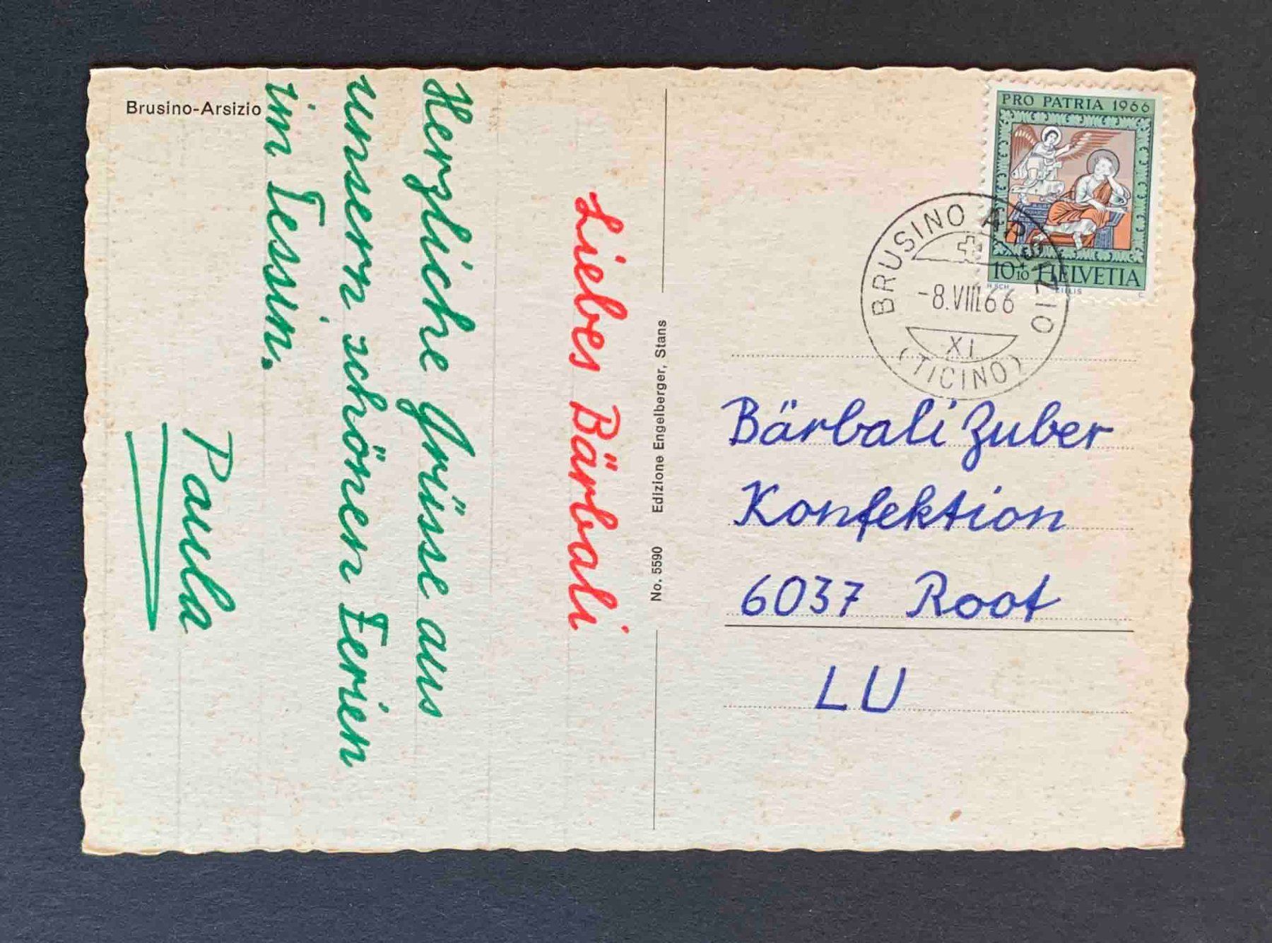 Cartoline postali: AK Brusino Arsizio – Usato da Goldau venduto da artelier1 1