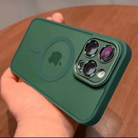 Magnetische Luxus Objektschutz Hülle IPhone Pro Max 17, Grün
