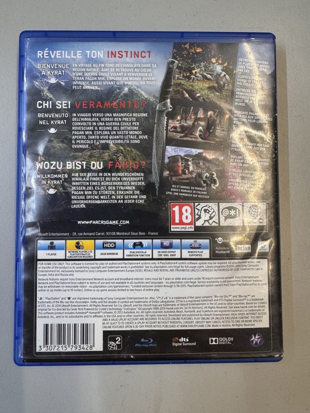 Sony Jeux: PS4 Farcry4 – D'occasion à Roggliswil par wipix 1