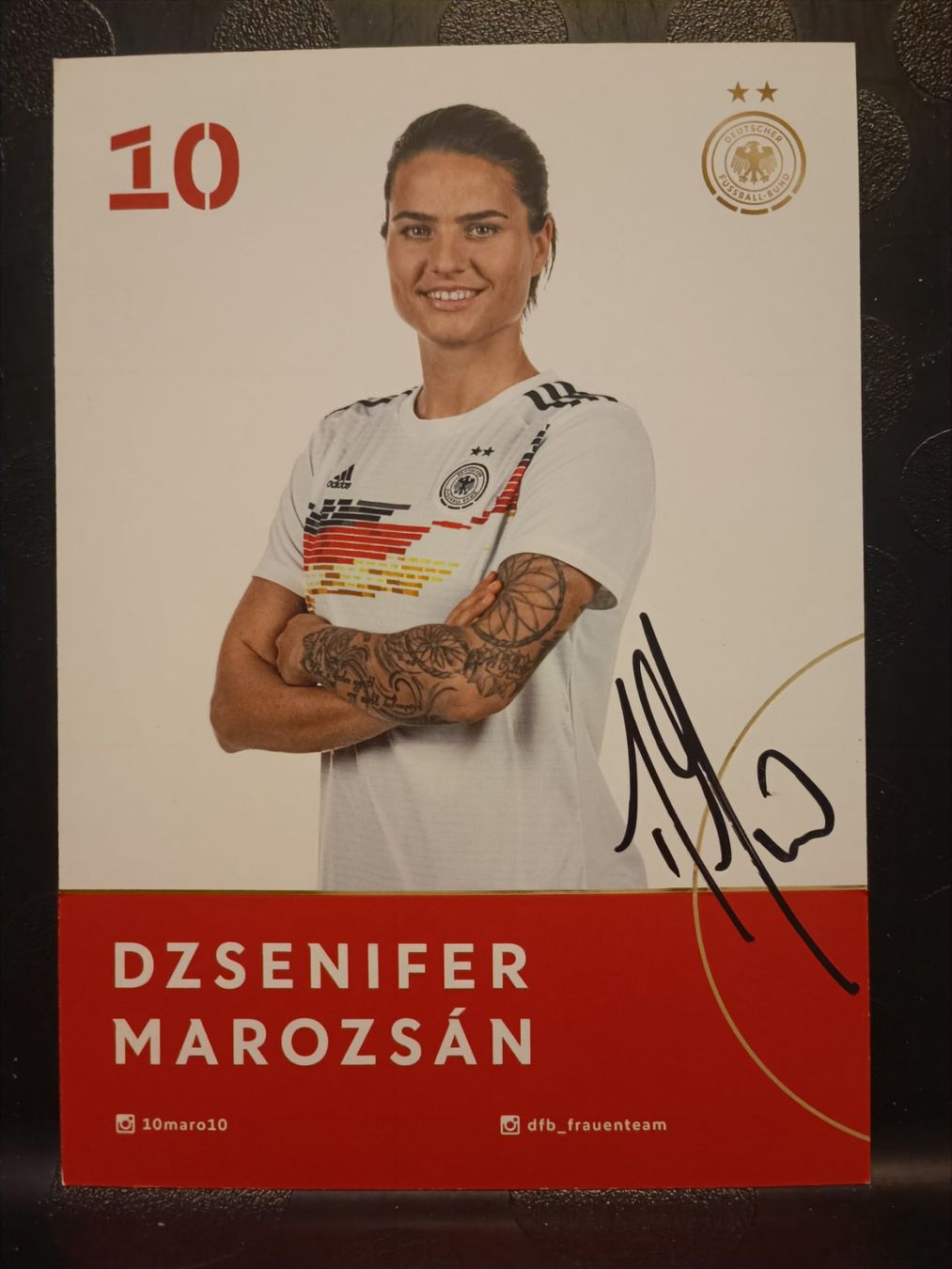 Autografi: Dzseniger Marozsanb- DFB Autogrammkarte - handsigniert – Usato da Menziken venduto da Artographs