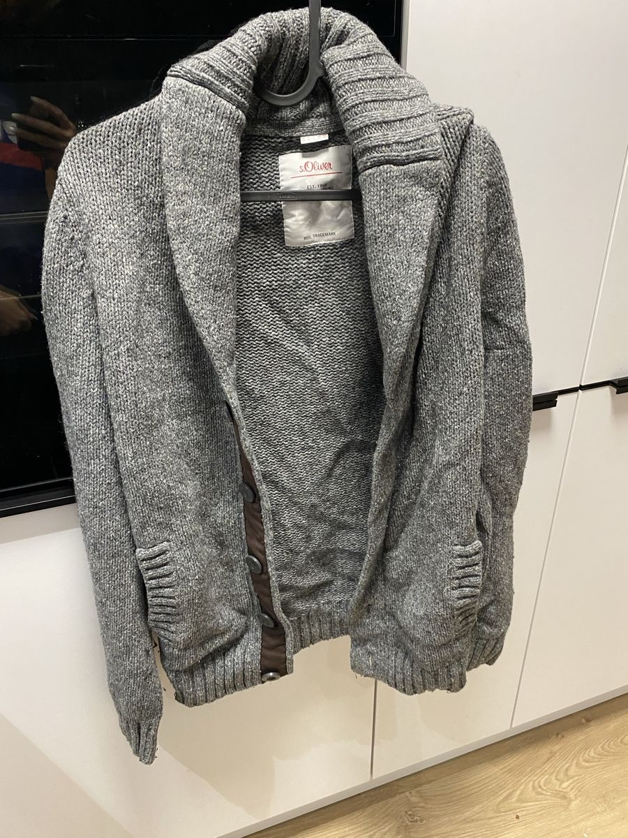 S.Oliver Giacche: S.Oliver Strickjacke, Grau, Gr. M, – Nuovo (secondo la descrizione) da Steckborn venduto da Amandabraun96 2