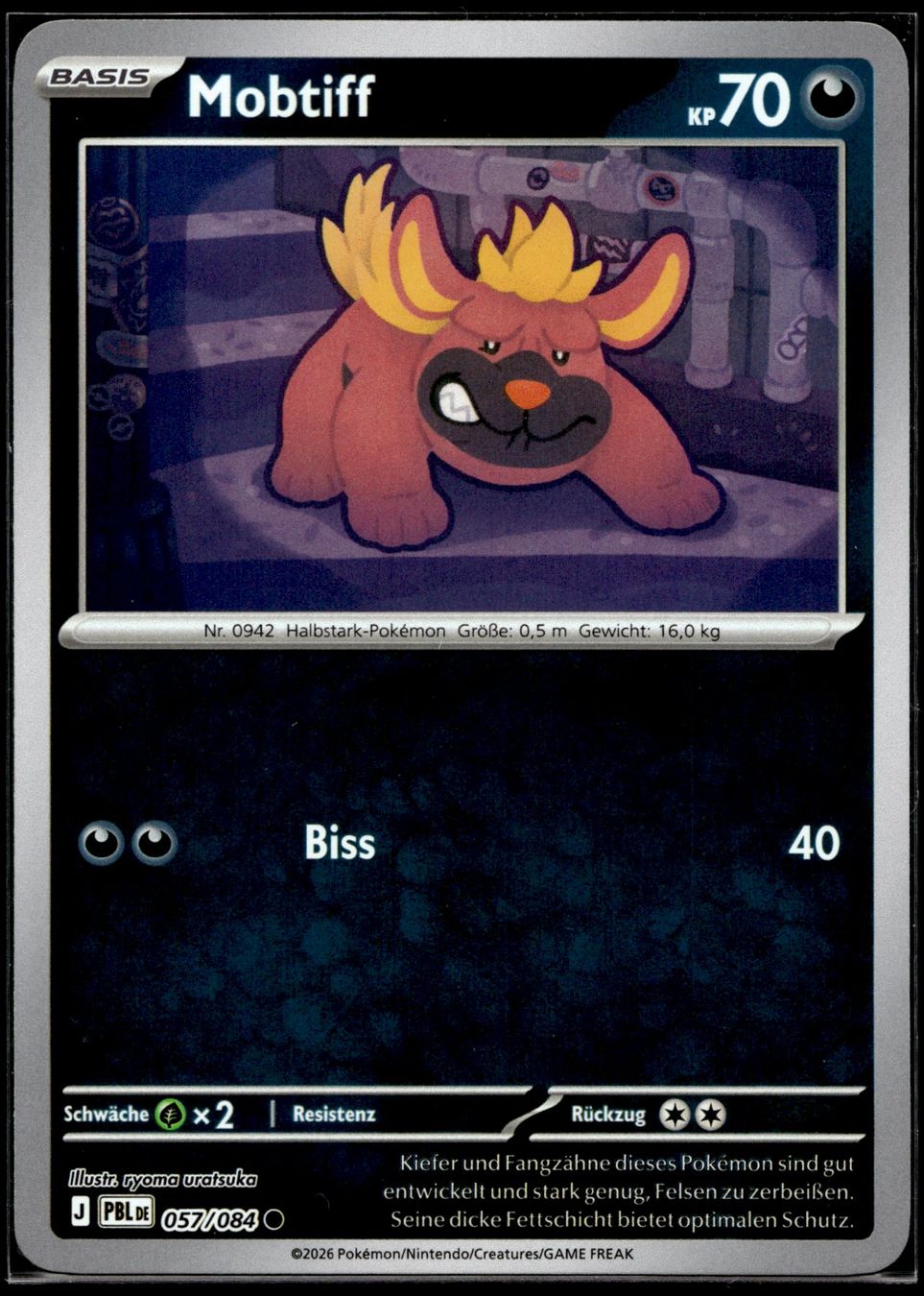 Pokémon Sammelbilder & Trading cards: Mobtiff (PBL DE 057/084) - Reverse Holo – Gebraucht aus Affoltern am Albis von Chiesa_5