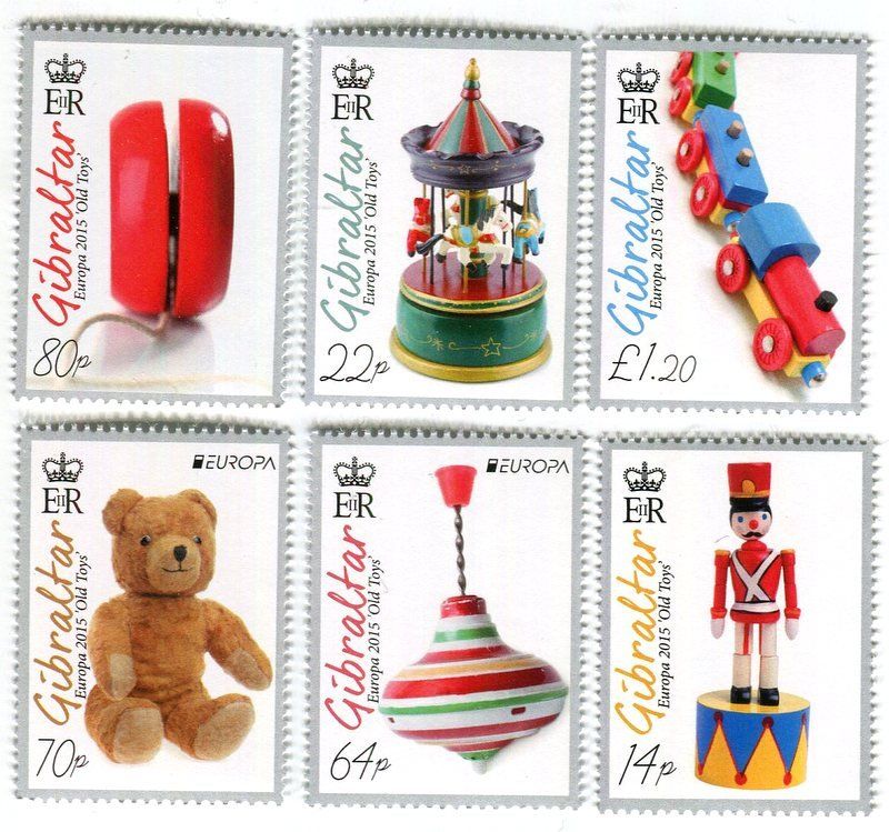 Tutti i francobolli: Briefmarken "Spielzeuge". Gibraltar. – Nuovo e nell'imballaggio originale da Basel venduto da Butsch5