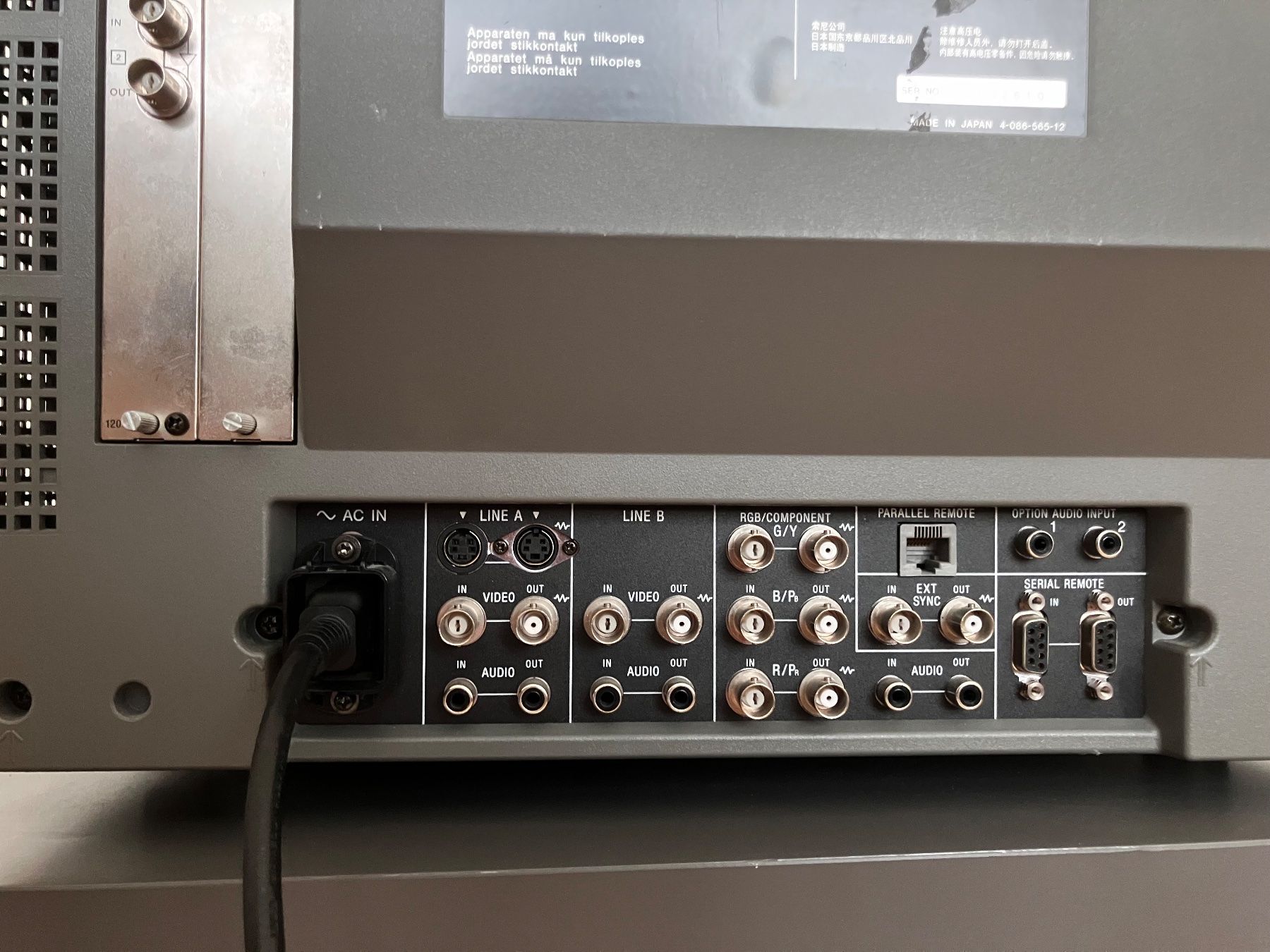 Sony Televisori: Sony Pvm 20L4 – Difettoso da Genève venduto da est_msm8 5