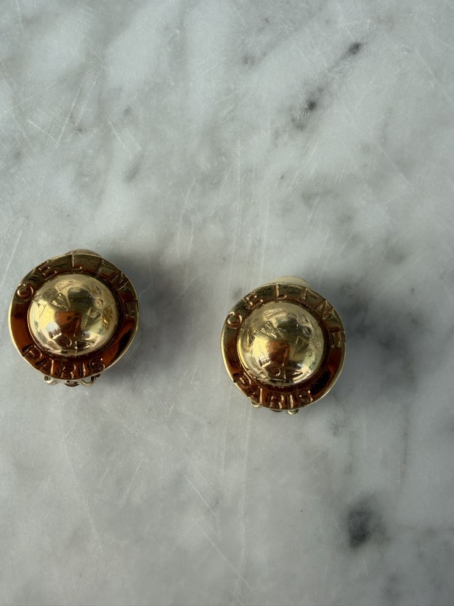 Celine Ohrringe & -stecker: Boucles d'oreilles clips vintage de CELINE – Gebraucht aus Cressier FR von Kvito4ka 7