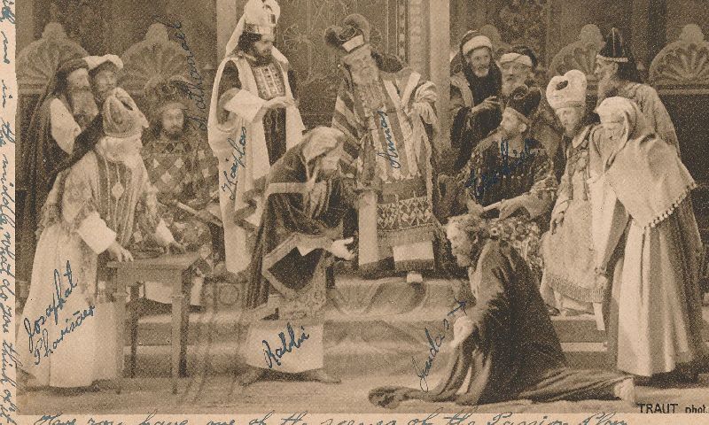 Ansichtskarten: Ober Ammergau - Passionsspiele + 1922 – Gebraucht aus Emmenbrücke von teestube