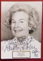 Carola Höhn 1910-2005 Autogramm signiert Foto 10x15cm