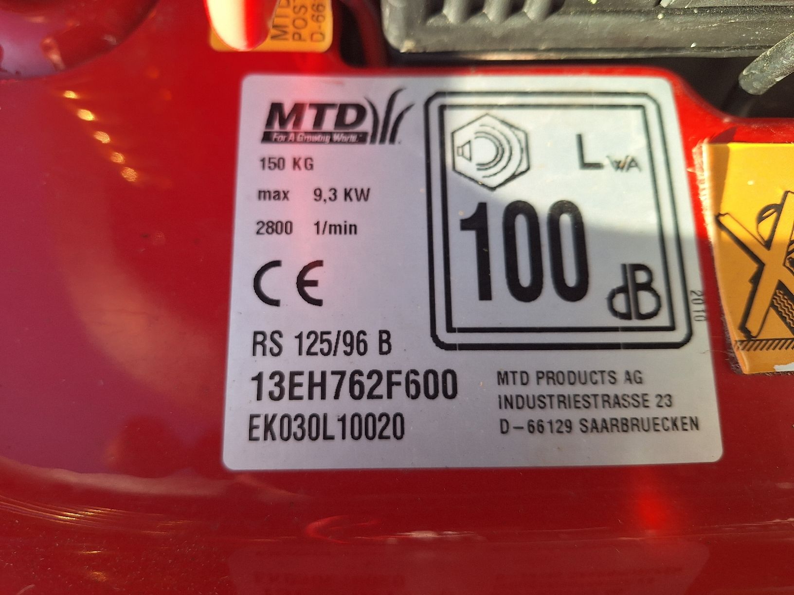 Mtd Tagliaerba: Rasentraktor Mtd – Usato da Beinwil SO venduto da Chuelifarm 2