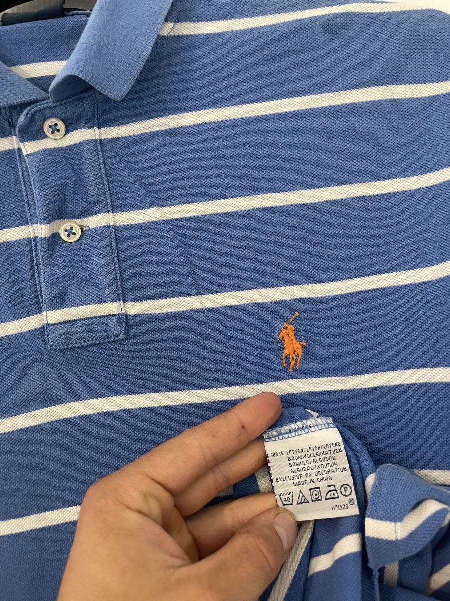 Ralph Lauren Polo-Shirts: Polo Ralph Lauren Gestreift, Hellblau/Weiss, Gr. L – Gebraucht aus Wetzikon ZH von Jan_wojt 5