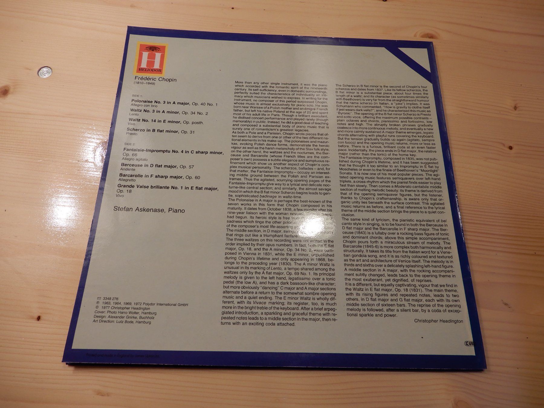 Dischi in vinile: Stefan Askenase plays Chopin – Usato da Erstfeld venduto da Mario_boe0 1