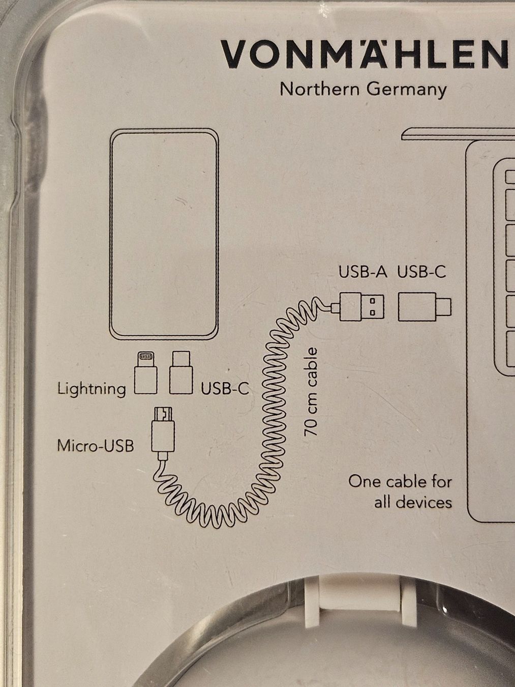Unità & Adattatore: Adapter USB A auf USB C & micro USB & Lightning  NEU – Nuovo e nell'imballaggio originale da Chur venduto da Einszweidreiviermein 2