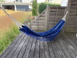 Schöne blaue Hängematte aus Ecuador NEU