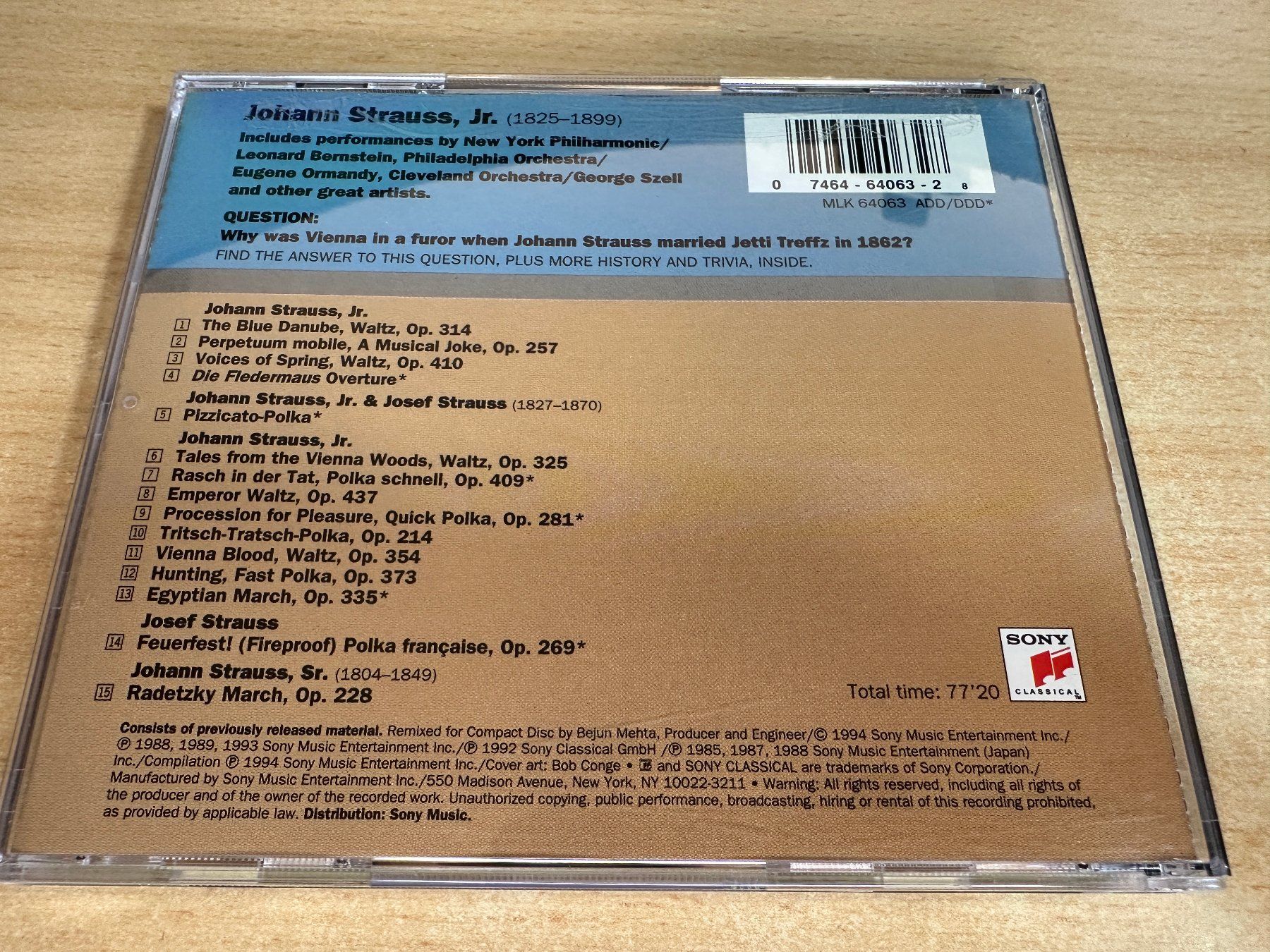 CD: X2 Strauss – Greatest Hits – Usato da Rikon im Tösstal venduto da Alpenmutz 1