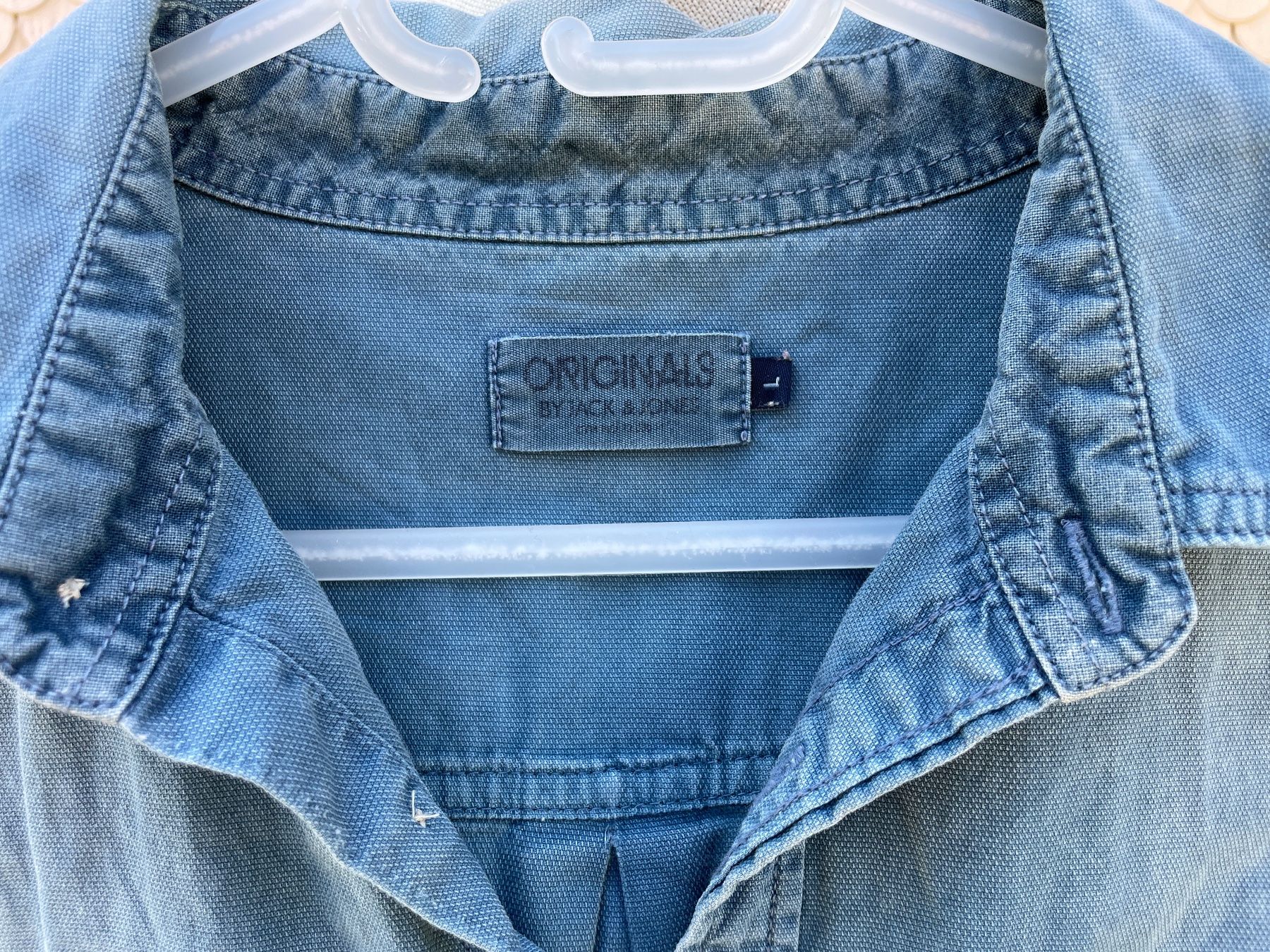 Camicie: JACK & JONES Kurzarm Hemd Used Look Gr. L – Usato da Frasnacht venduto da GracyStore 1