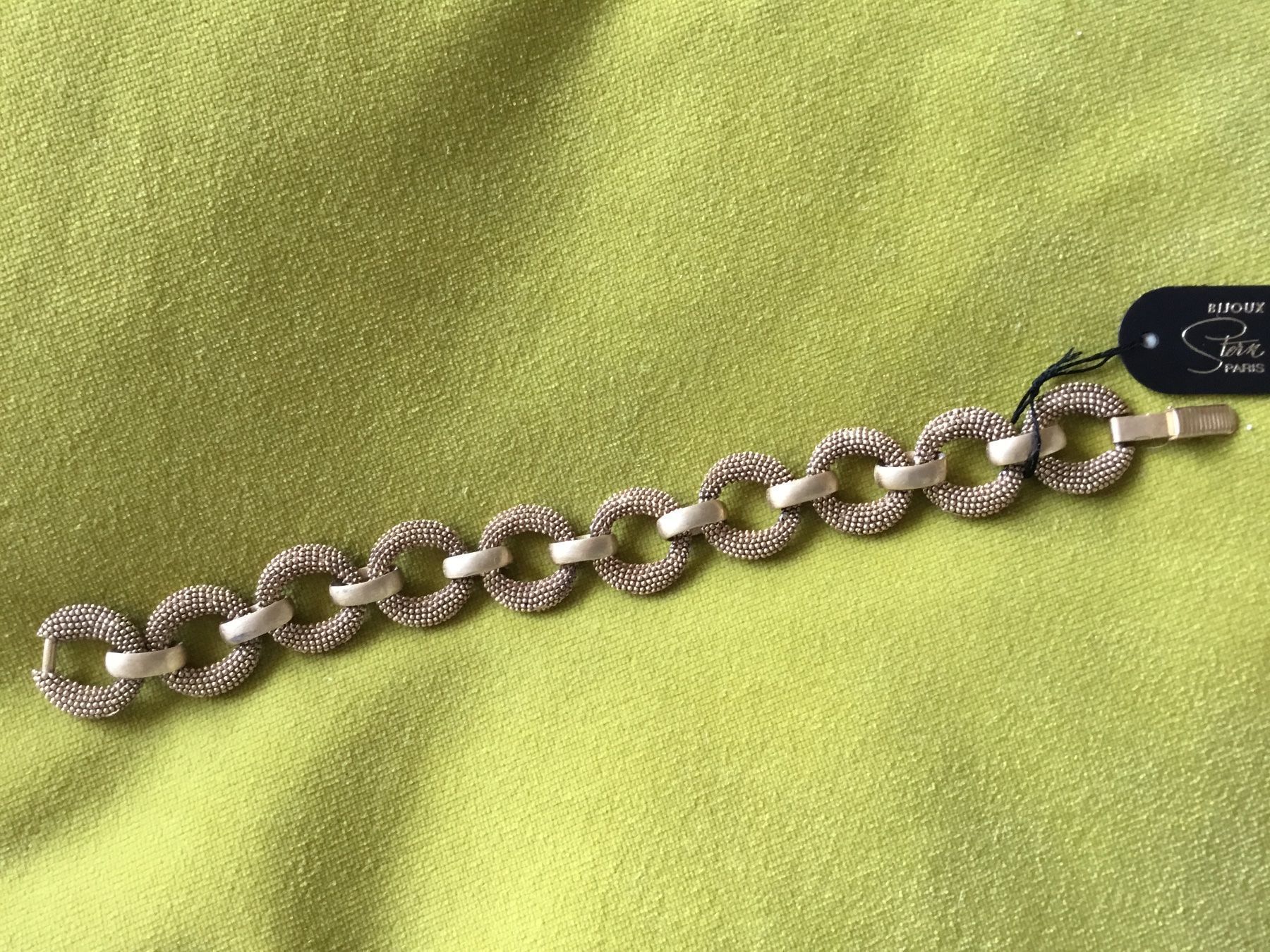 Armbänder & -reifen: Bracelet chaîne doré vieilli Stern Paris – Neu (gemäss Beschreibung) aus Le Landeron von nic_8hd5