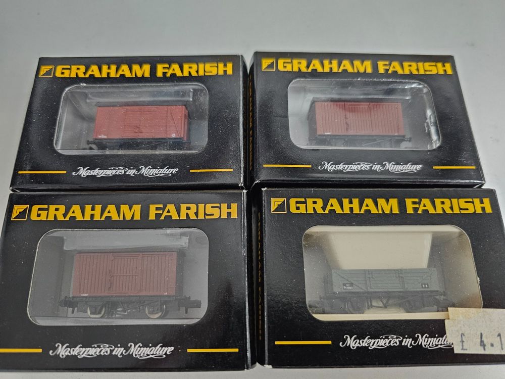 GRAHAM FARISH 4 wagons pour N dès 1.-fr | Comprare su Ricardo