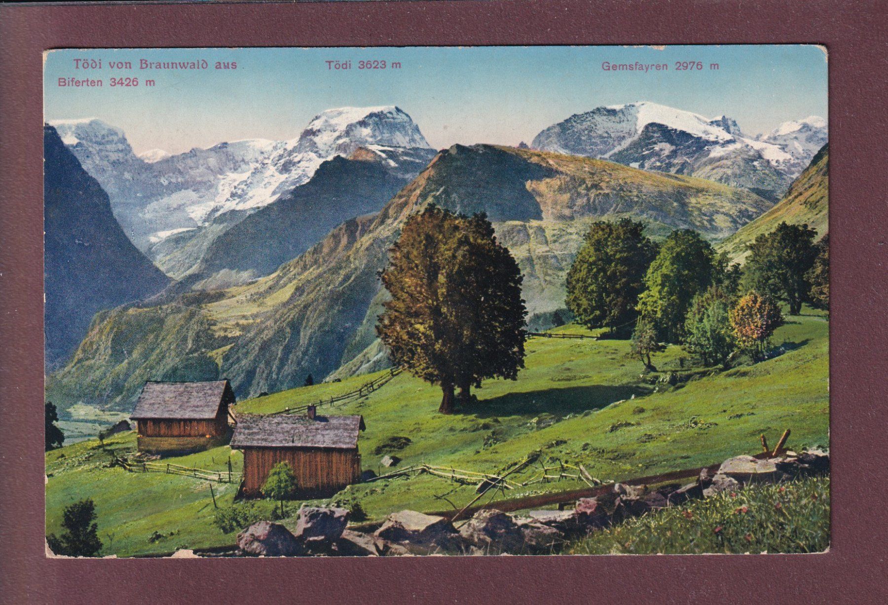 Cartoline postali: TÖDI von Braunwald aus – Usato da Pully venduto da nicecards