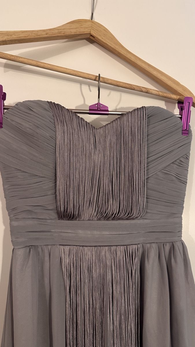 Kleider: Langes graues Trägerloses Kleid Gr. 38 Abendkleid – Neu (gemäss Beschreibung) aus Hinterkappelen von Gogigo36 1