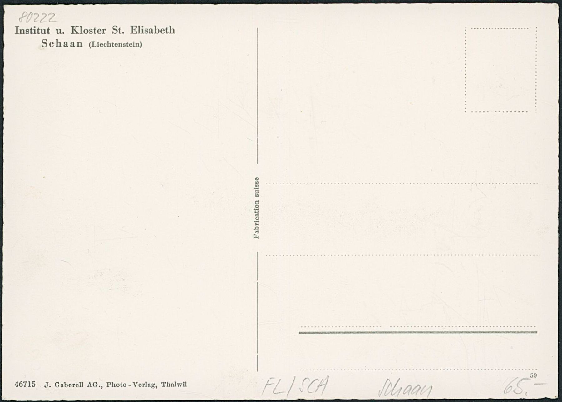 Cartoline postali: FL Schaan - Religion – Nuovo (secondo la descrizione) da Schindellegi venduto da masutka7 1