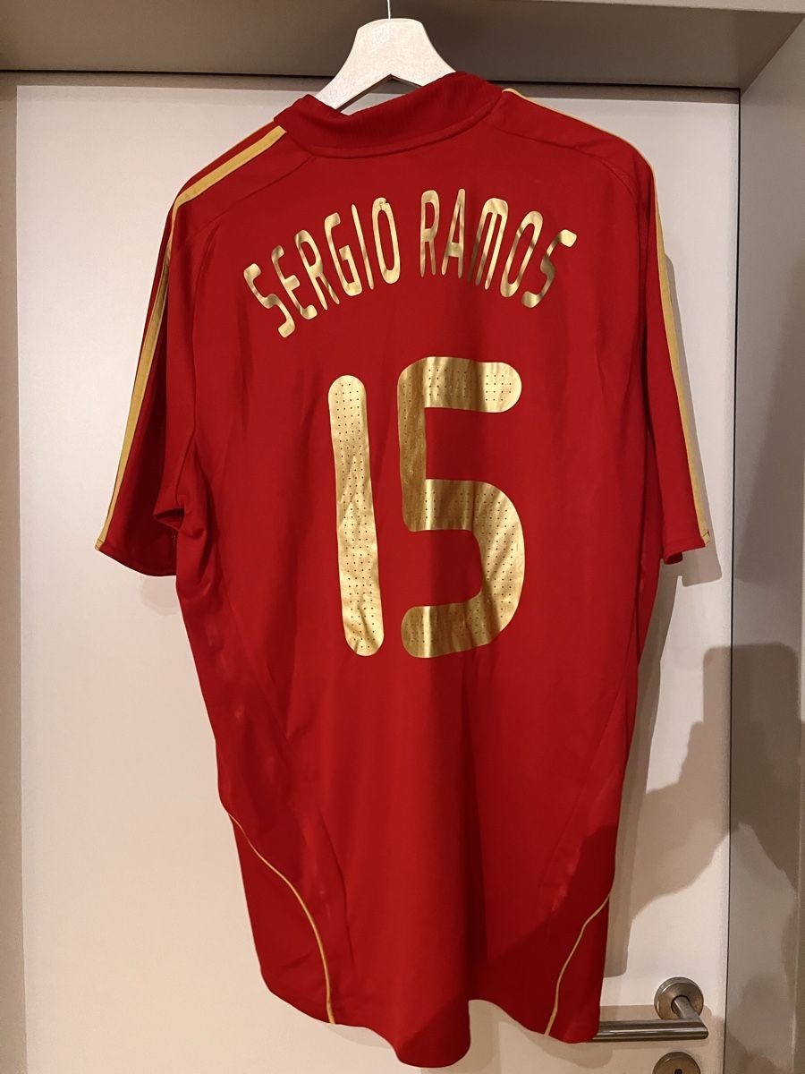Adidas Leibchen & Hosen: Spain Shirt Sergio Ramos – Gebraucht aus Staufen von iker 1