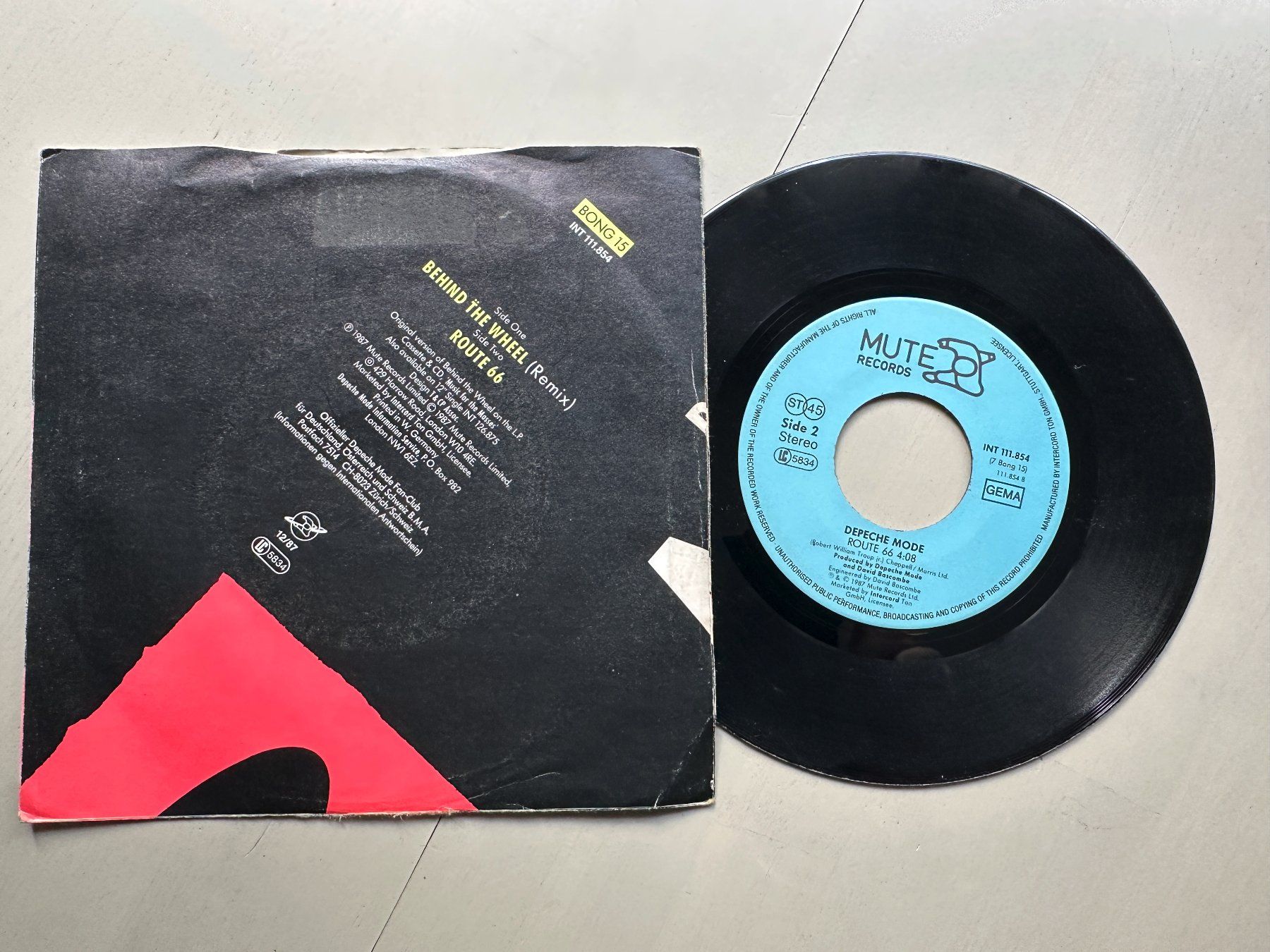 Dischi in vinile: DEPECHE MODE rare Single Behind the wheel Kult Synth 80's – Usato da Basel venduto da Partridge 1